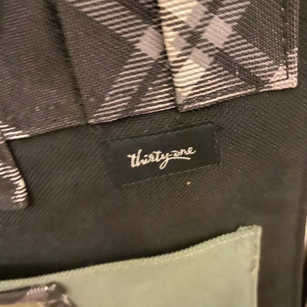 Thirtyone Bags Hanging Office Organizer with Plaid Design